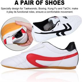 img 1 attached to 🥋 Top-notch Taekwondo Martial Sneaker Sneakers: Lightweight Men's Shoes & Fashionable Kicks