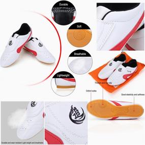 img 2 attached to 🥋 Top-notch Taekwondo Martial Sneaker Sneakers: Lightweight Men's Shoes & Fashionable Kicks