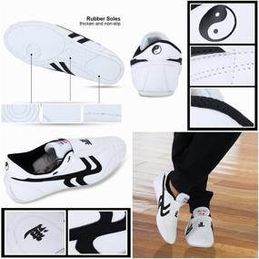 img 3 attached to 🥋 Top-notch Taekwondo Martial Sneaker Sneakers: Lightweight Men's Shoes & Fashionable Kicks