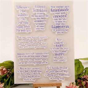 img 2 attached to 🎉 Express Gratitude and Celebrate with "Happy Birthday Someone Special" Clear Rubber Stamps for Card Making and Scrapbooking - Perfect for Birthday, Valentine's Day, and More! (T1598)