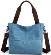 womens canvas shoulder satchel crossbody logo