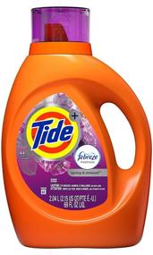 img 4 attached to Tide Plus Febreze Freshness Spring & Renewal HE 🌸 Turbo Clean Liquid Laundry Detergent - 69 fl oz (44 Loads)