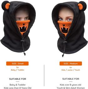 img 3 attached to ❄️ FCY Balaclava: A Reliable Solution for Cold Weather – Reusable, Washable, and Windproof Boys' Accessories