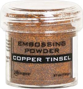 img 1 attached to 🖌️ Enhance Your Crafts with Ranger Copper Tinsel Embossing Powder