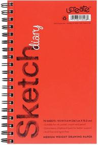 img 1 attached to 📚 U-Create Sketch Book, Acid & Lignin Free, 9.5 x 6 inches, 57 lb Paper (53008)