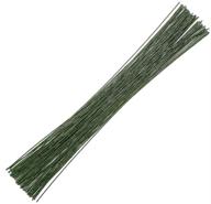 🌿 ccinee 18 gauge dark green floral paper coated wire 16 inch, 100/package logo