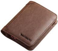 🐄 genuine cowhide leather bifold men's accessories with ample capacity logo