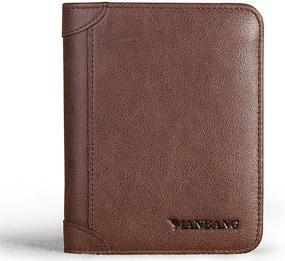 img 3 attached to 🐄 Genuine Cowhide Leather Bifold Men's Accessories with Ample Capacity