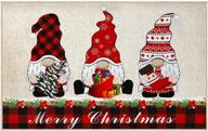 рождественский декоративный коврик моющийся вход логотип