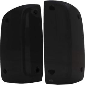 img 2 attached to 🚗 AVS 33637 Blackout Tail Shades Taillight Covers, 2 pc - Fits 2019-2021 Chevrolet Silverado 1500