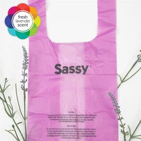 img 2 attached to 💩 Sassy 250ct Diaper Sacks: Convenient and Fragrant Lavender Disposal Solution
