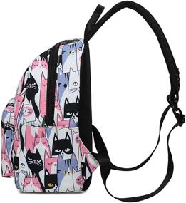 img 1 attached to Ymeibe Backpack Lightweight Multi Pockets Cartoon