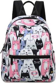 img 4 attached to Ymeibe Backpack Lightweight Multi Pockets Cartoon