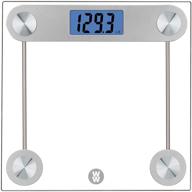 📊 conair ww scales digital glass bathroom scale - sleek silver design, accurate measurements up to 400 lb logo
