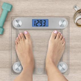img 3 attached to 📊 Conair WW Scales Digital Glass Bathroom Scale - Sleek Silver Design, Accurate Measurements up to 400 Lb