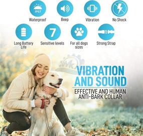 img 2 attached to MK Global Bark Collar – Humane Barking Control Device for Dogs, Vibration and Sound Mode, No Shock Training Collar
