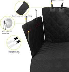 img 3 attached to 🐶 AMOCHIEN SUV Cargo Liner for Dogs: Waterproof, Non-Slip, Small & Medium SUV Black