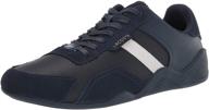 lacoste hapona men's black sneakers - designer men's shoes logo