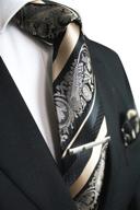 🌺 jemygins floral necktie & pocket square set - essential men's accessories for ties, cummerbunds & pocket squares logo