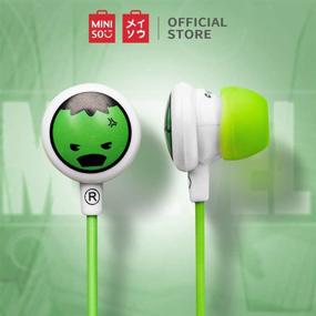 img 3 attached to MINISO Headphones Cartoon Comfortable Smartphones