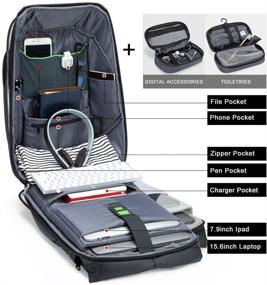 img 3 attached to Korin ClickPackPro: Ultimate Secure Waterproof Anti Theft Backpack