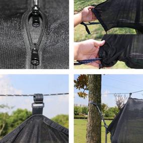 img 2 attached to 🦟 Pys Hammock Bug Net - Ultimate Protection from Bugs and Mosquitoes for All Camping Hammocks