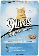 🐱 9lives daily essentials dry cat food: nutritious 12 lb bag for your furry friend logo