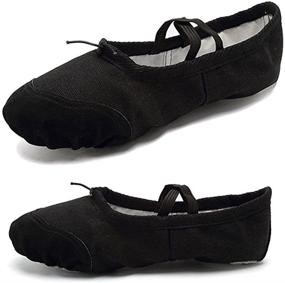 img 3 attached to 🩰 DoGeek Ballet Shoes - Canvas Slipper for Girls, Toddlers, Kids, and Women