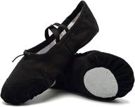 🩰 dogeek ballet shoes - canvas slipper for girls, toddlers, kids, and women логотип