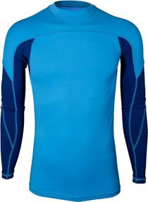 img 3 attached to 👕 ALLEZ Men's UPF 50+ Rash Guard Long Sleeve Swim Shirts: Stay Protected and Stylish in Quick-dry UV/Sun Protection Swimwear