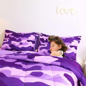 img 3 attached to Camouflage Comforter Microfiber Lightweight Bedspread