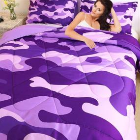 img 2 attached to Camouflage Comforter Microfiber Lightweight Bedspread