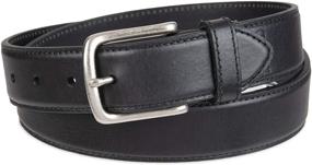 img 3 attached to Izod Mens Belts Leather Natural Men's Accessories