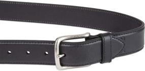 img 2 attached to Izod Mens Belts Leather Natural Men's Accessories