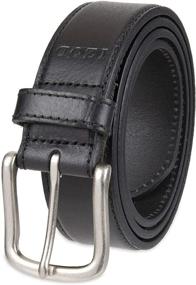 img 4 attached to Izod Mens Belts Leather Natural Men's Accessories