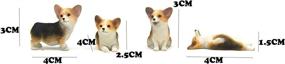 img 1 attached to 🐶 Set of 5 Corgi Figurine Toys | Corgi Cake Topper Mini Decorations for superb SEO