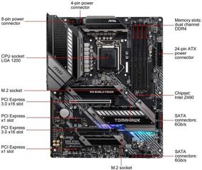 img 3 attached to 🎮 Восстановленная игровая материнская плата MSI MAG Z490 Tomahawk - ATX, 10-ое поколение процессоров Intel Core, сокет LGA 1200, DDR4, CrossFire, два слота M.2, USB 3.2 Gen 2, Type-C, 2.5G LAN, DP/HDMI, Mystic Light RGB