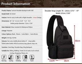 img 3 attached to Tactical Military Resistant Shoulder Backpack