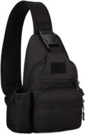 tactical military resistant shoulder backpack logo