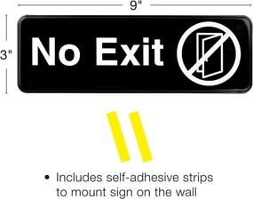 img 3 attached to No Exit Sign Informative Plastic