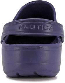 img 2 attached to 👞 Nautica Men's Slip-On Clogs - Black, Size 11 - Mules & Clogs Shoes for Men