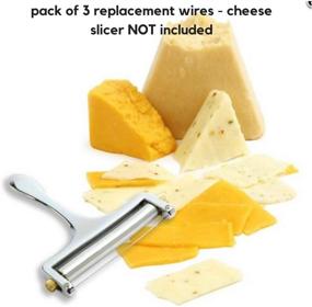 img 2 attached to 🧀 330W, Three-Pack of 4-7/8 Inch Long Replacement Cheese Slicer Wires - Efficient and Durable