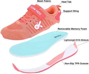 img 2 attached to 👟 Lightweight Breathable Running Sneakers: Trendy Boys' Outdoor Shoes