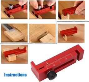 img 3 attached to Woodworking Measuring Mortise Movable Sawtooth