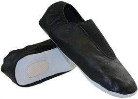img 4 attached to Danzcue Child Leather Gymnastic Shoes: Comfort and Quality for Young Gymnasts