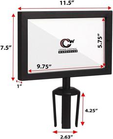 img 3 attached to 🚧 Crowd Control Warehouse Horizontal Stanchion - Enhanced Occupational Health & Safety Products