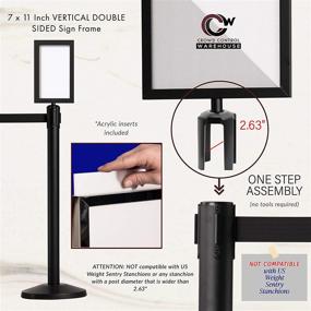 img 2 attached to 🚧 Crowd Control Warehouse Horizontal Stanchion - Enhanced Occupational Health & Safety Products