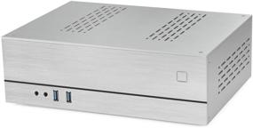 img 4 attached to 💻 Goodisory A02 0.12in Mini-ITX алюминиевый корпус настольного компьютера HTPC (Серебряный) - Стильный, компактный и высокого качества