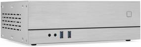 img 1 attached to 💻 Goodisory A02 0.12in Mini-ITX алюминиевый корпус настольного компьютера HTPC (Серебряный) - Стильный, компактный и высокого качества