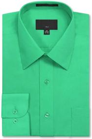 img 2 attached to 👔 JD Apparel Sleeve Regular 19 19 5 Men's Shirts: Premium Style for Every Occasion